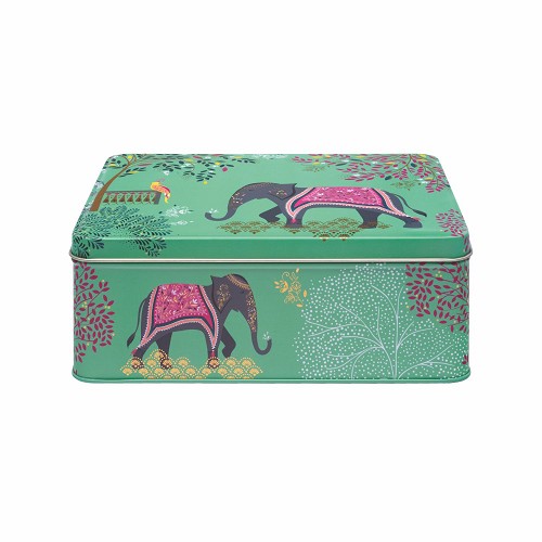 Deep Rect. Tin Sara Miller India Green